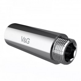   V&G VALOGIN Подовжувач ВЗ  3/4"x10 мм хромований VG-210113