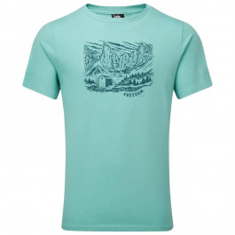   Mountain Equipment Футболка  Freedom Mens Tee Nile Blue S Синий