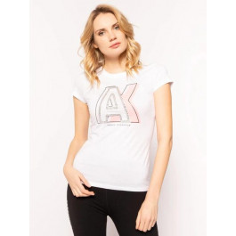   Armani Exchange Футболка бавовняна жіноча  837992103 M Біла (1159798297)