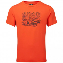   Mountain Equipment Футболка  Freedom Mens Tee Cardinal Orange S красный