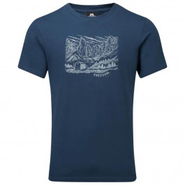   Mountain Equipment Футболка  Freedom Mens Tee Denim Blue S Синий