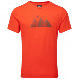   Mountain Equipment Футболка  Mountain Sun Mens Tee Cardinal Orange S красный