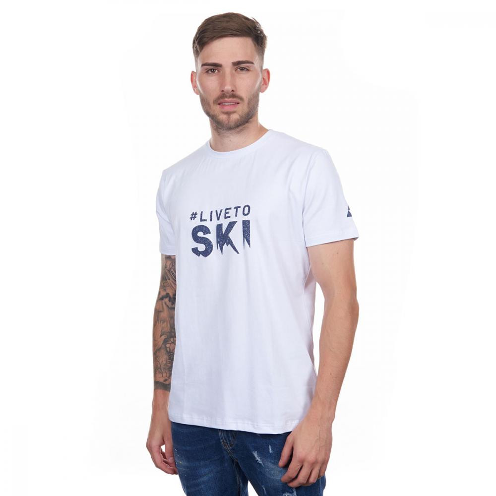 Fischer Футболка  Live to ski White XL Белый - зображення 1