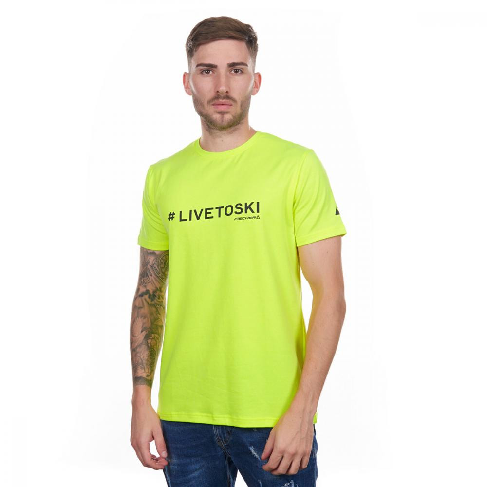 Fischer Футболка  Passion Neon Yellow XL Желтый - зображення 1