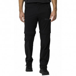 Jack Wolfskin Штани glastal zip off pants m (1508211_6000) Чорний