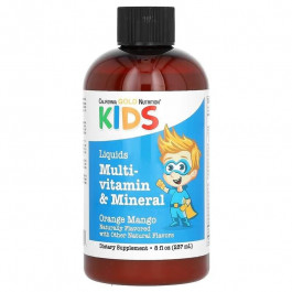   California Gold Nutrition Liquid Multi-Vitamin & Mineral For Children 237 мл