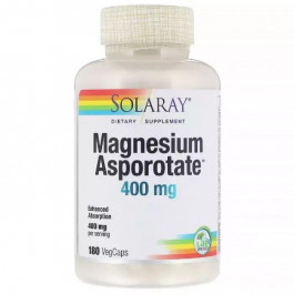   Solaray Аспартат Магнію, Magnesium Asporotate, 400 мг, 180 капсул (SOR-13223)