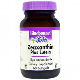   Bluebonnet Nutrition Антиоксидант  Зеаксантин плюс лютеїн, 60 м'яких желатинових капсул (BLB-00859)