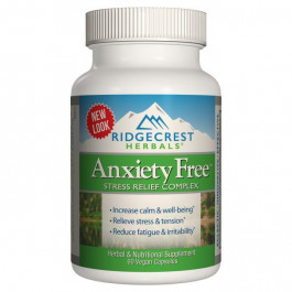   RidgeCrest Herbals Вітамінно-мінеральний комплекс  Комплекс для Зниження Стресу, Anxiety Free, RidgeCrest Herba (RDH-00