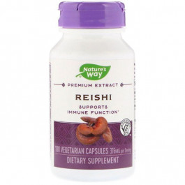   Nature's Way Лечебные грибы рейши (Reishi), , 100 капсул, (NWY-62700)