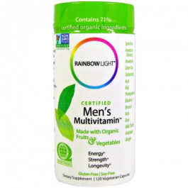   Rainbow Light , Мужские Мультивитамины, Men's Multivitamin, 120 вегетарианских капсул (RLT-80011)