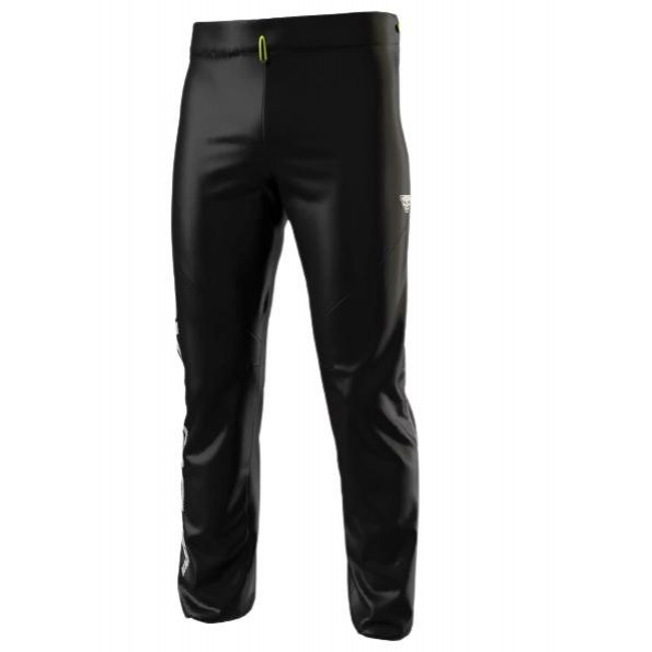 Dynafit Штани  DNA Race Wind Pants Black out neon yellow (016.002.2485) XS - зображення 1