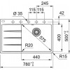 Franke Centro CNG 611-78 TL 114.0630.471 - зображення 2