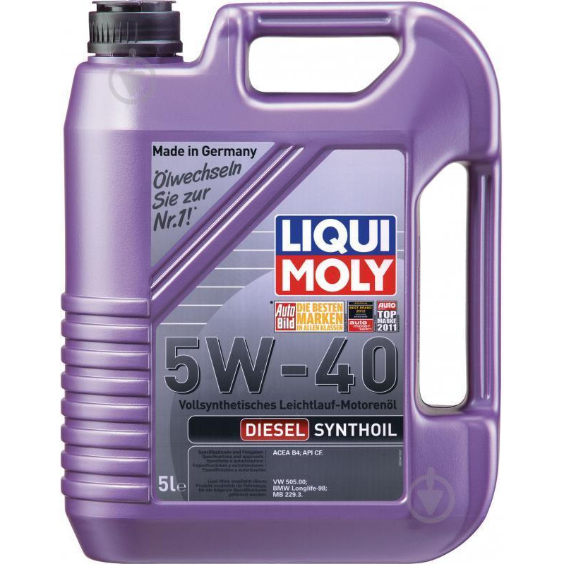 Liqui Moly DIESEL SYNTHOIL 5W-40 20л - зображення 1