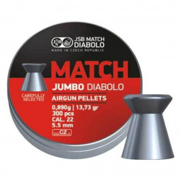   JSB Diabolo Jumbo Match 5.5 мм, 0.89 г, 300 шт.