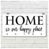 Presentville Ключниця настінна горизонтальна  Home is our happy place KEDM_20F004 - зображення 1