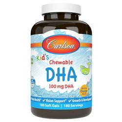   Carlson Labs Kids Chewable DHA 120 капсул апельсин