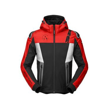 SPIDI Мотокуртка Spidi Hoodie Warrior Black-Red-White XL - зображення 1