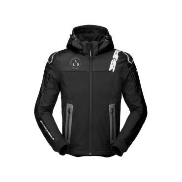 SPIDI Мотокуртка Spidi Hoodie Warrior Black-White M - зображення 1