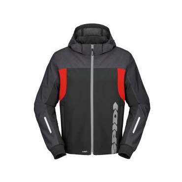 SPIDI Мотокуртка Spidi H2Out Hoodie II Black-Anthracite-Red 2XL - зображення 1