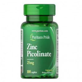   Puritan's Pride Zinc Picolinate 25 mg 100 табл