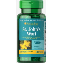   Puritan's Pride St. John's Wort Standardized Extract 300 mg 100 капсул