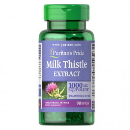   Puritan's Pride Milk Thistle 4:1 Extract 1000 mg (Silymarin) 90 капс