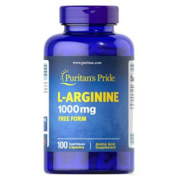   Puritan's Pride L-Arginine 1000 mg 100 капс