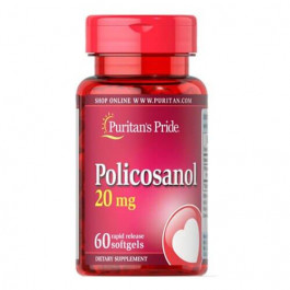   Puritan's Pride Policosanol 20 mg 60 капсул