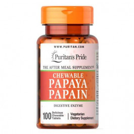   Puritan's Pride Papaya Papain  100таб