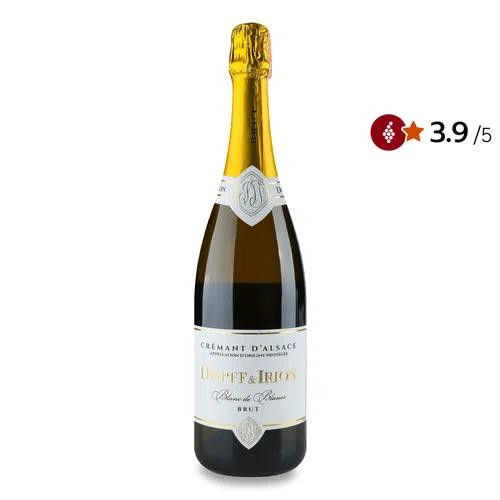 Dopff & Irion Вино ігристе  Cremant Brut Blanc, 0,75 л (3039120002578) - зображення 1