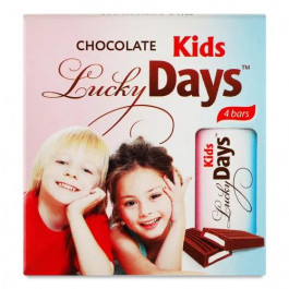   Lucky Days Шоколад молочний Kids  з молочною начинкою, 50 г (4820240031741)