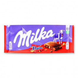   Milka Шоколад молочний  зі шматочками карамелі з мигдалем, 100 г (7622210078131)