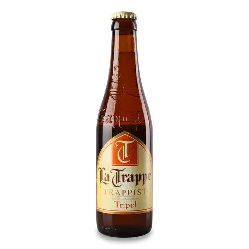 La Trappe Пиво  Tripel світле нефільтроване, 0.33 л (8711406000496) - зображення 1