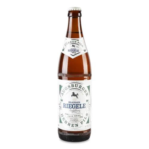 Riegele Пиво  Ausburger Herrenpils світле, 0,5 л (40269146) - зображення 1