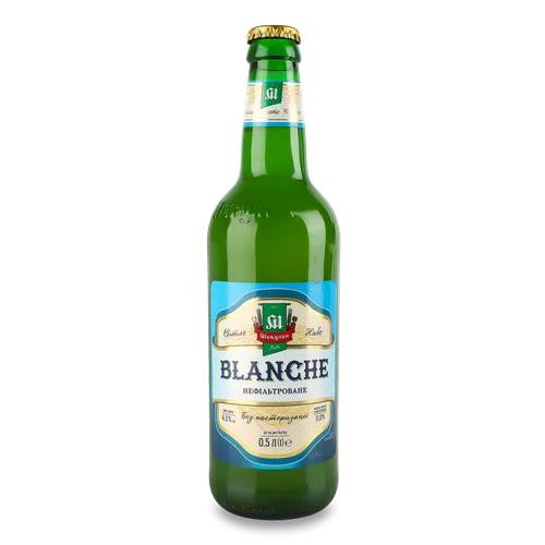 Микулин Пиво світле  Blanche, 4.5%, 500 мл (4820003160169) - зображення 1