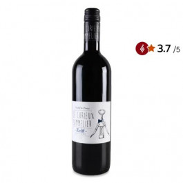   Le Curieux Sommelier Вино  Merlot Red, 0,75 л (3263280122351)