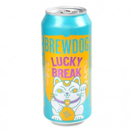   BrewDog Пиво  Lucky Break світле нефільтроване з/б, 0,44 л (5056025476424)