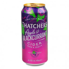   Thatchers Сидр  Apple&Blackcurrant з/б, 0,44 л (5020628003646)