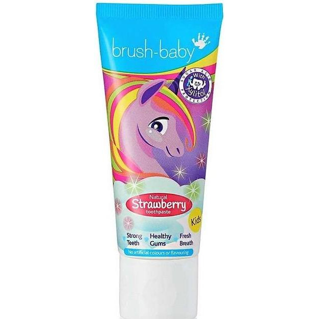 Brush-Baby Дитяча зубна паста  Strawberry Unicorn від 3-х років зі смаком полуниці (50 мл.) - зображення 1