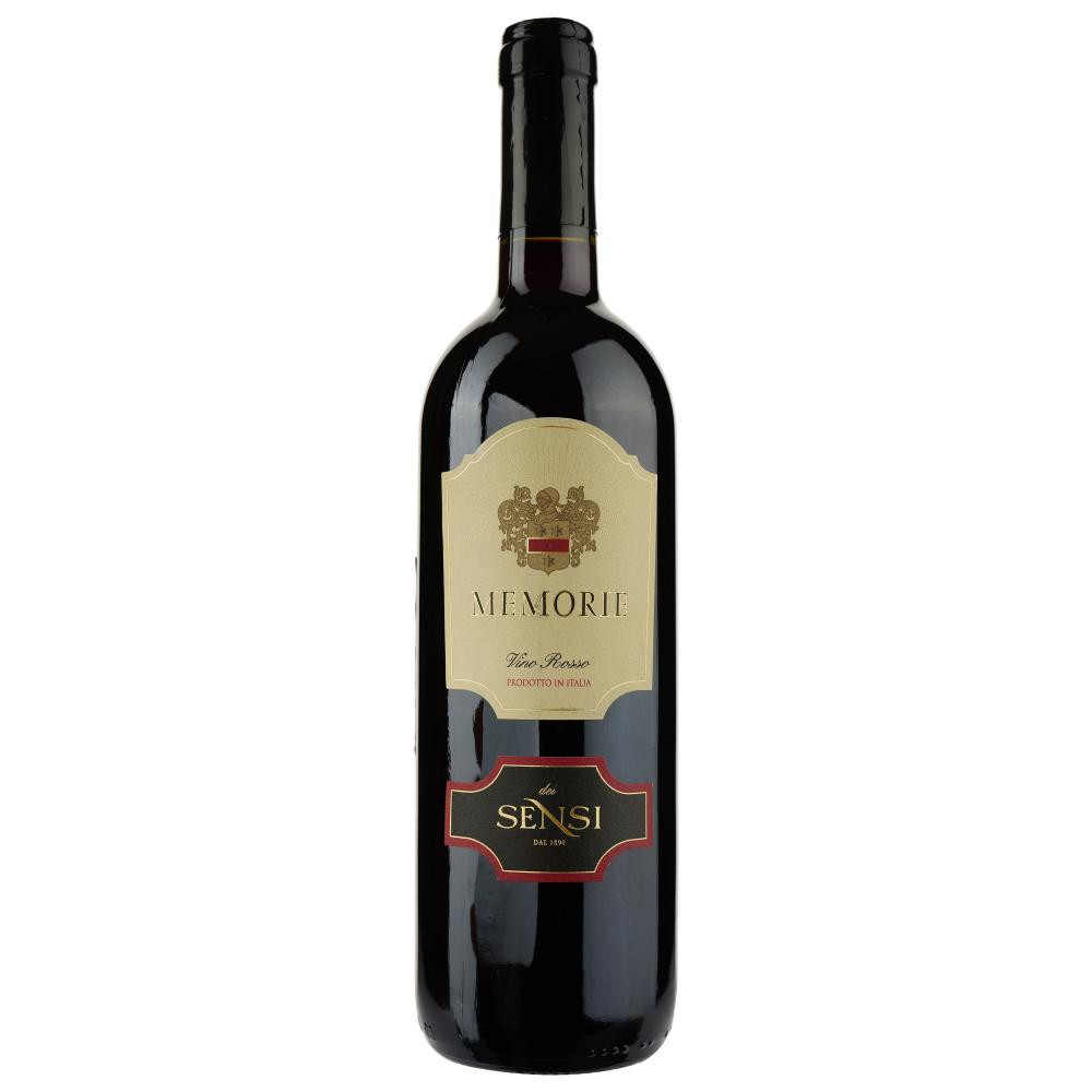 Sensi Вино  Memorie Rosso червоне сухе 12.5% 0.75 л (8002477171339) - зображення 1