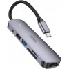 Hoco HB28 USB 3.1 Metal Gray (6931474769336) - зображення 1