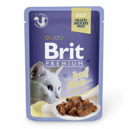 Brit Premium Cat Beef Fillets Jelly 85 г 111241/470