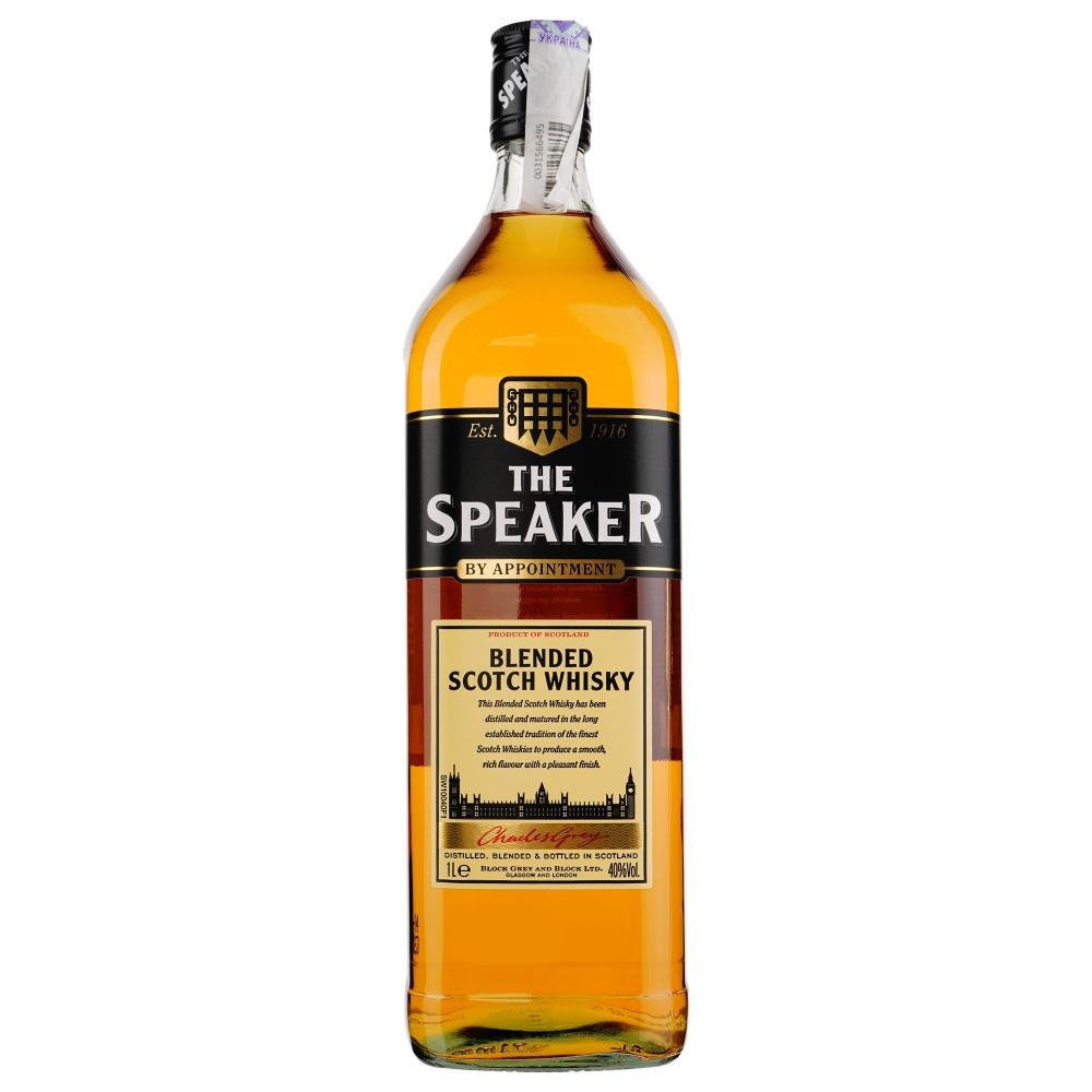 Speaker Віскі шотландський  3 YO Blended 40%, 1 л (5038342511453) - зображення 1