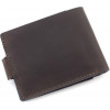 Grande Pelle Чоловічий портмоне з вінтажної шкіри шоколадного кольору без монетниці  67828 - зображення 5