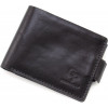 Grande Pelle Чоловіче портмоне з високоякісної шкіри чорного кольору без монетниці  67830 - зображення 1
