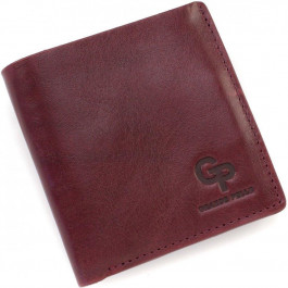   Grande Pelle Бордовий жіночий гаманець маленького розміру з натуральної шкіри з монетницею  (21009)