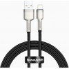 Baseus Cafule Series Metal Data Cable USB to IP 2.4A 1m Black (CALJK-A01) - зображення 1