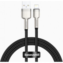   Baseus Cafule Series Metal Data Cable USB to IP 2.4A 1m Black (CALJK-A01)