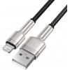 Baseus Cafule Series Metal Data Cable USB to IP 2.4A 1m Black (CALJK-A01) - зображення 4